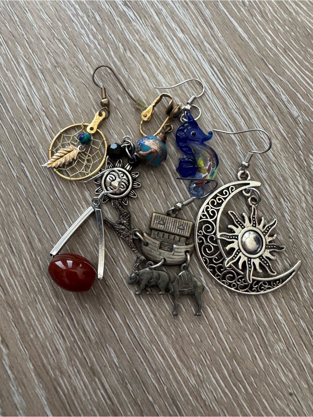 Single earring lot for crafters and jewelry making